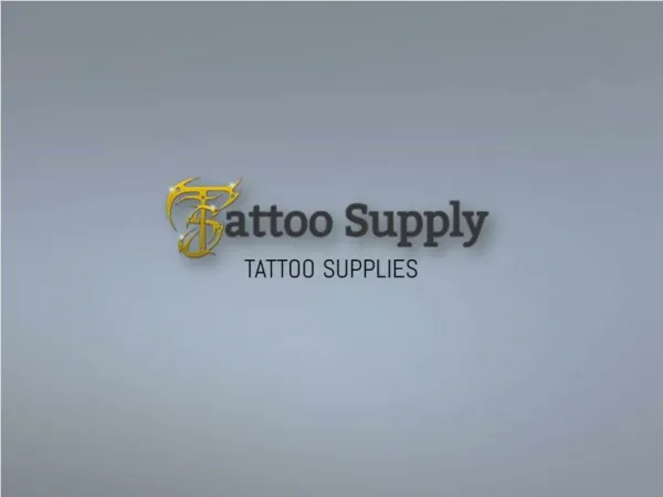 Tattoo Supply