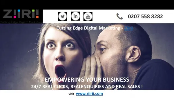 Cutting Edge Digital Marketing – Ziirii