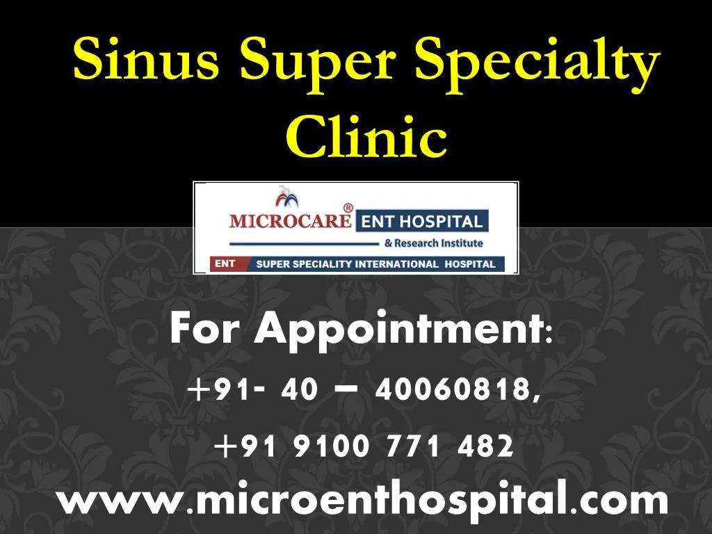 sinus super specialty clinic
