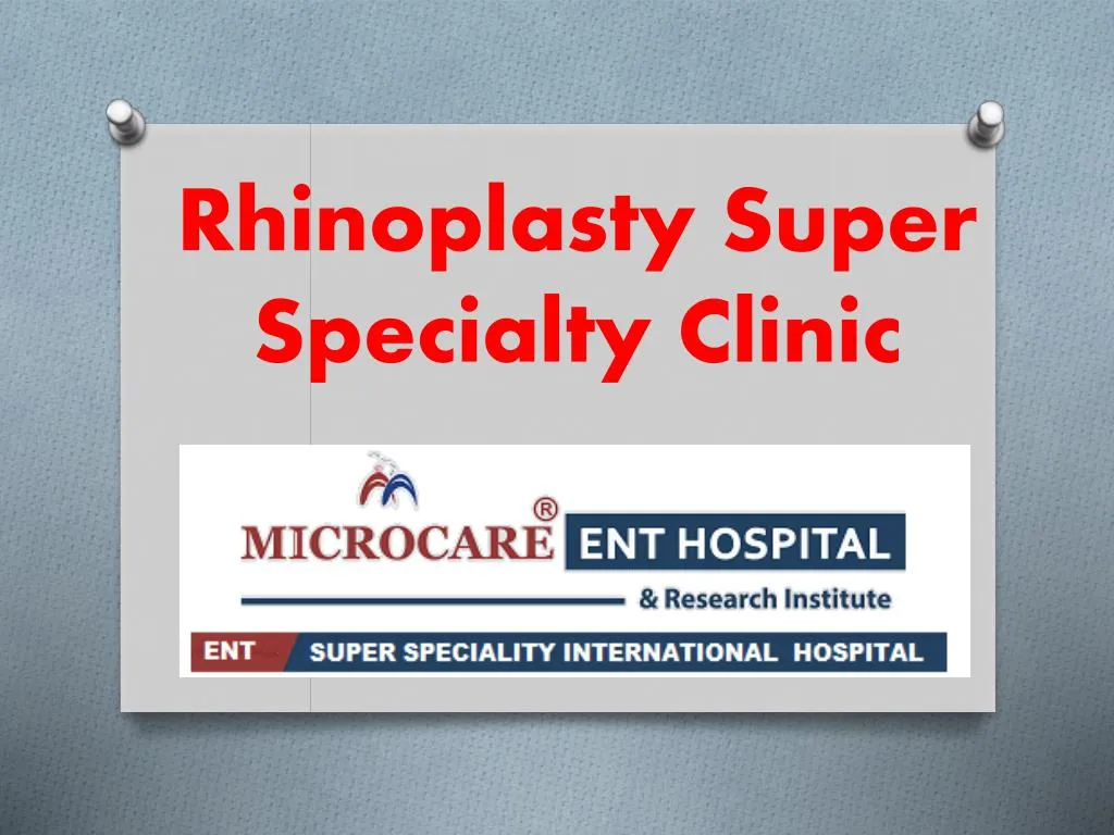 rhinoplasty super specialty clinic