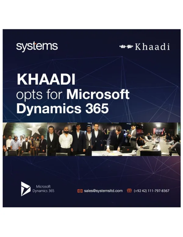Khaadi partners with Systems Limited for enterprise automation and integration