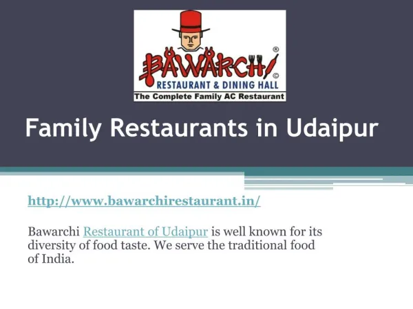 Family Restaurants in Udaipur