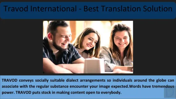 Travod International - Best Translation Solutions