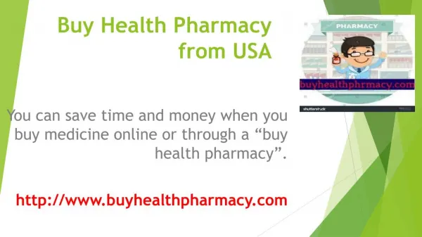 Buy Health Pharmacy from USA