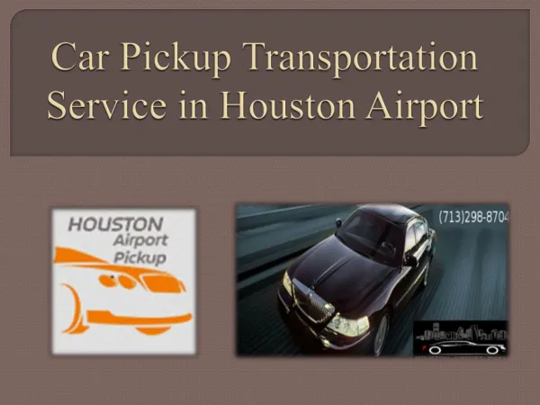 Get Best Airport Car Pickup Service in Houston