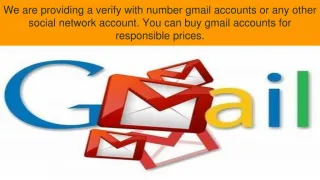 Buy Gmail Accounts - slide 1