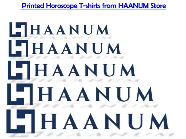 Wonderful Horoscope Printed T-Shirts from Haanum Store