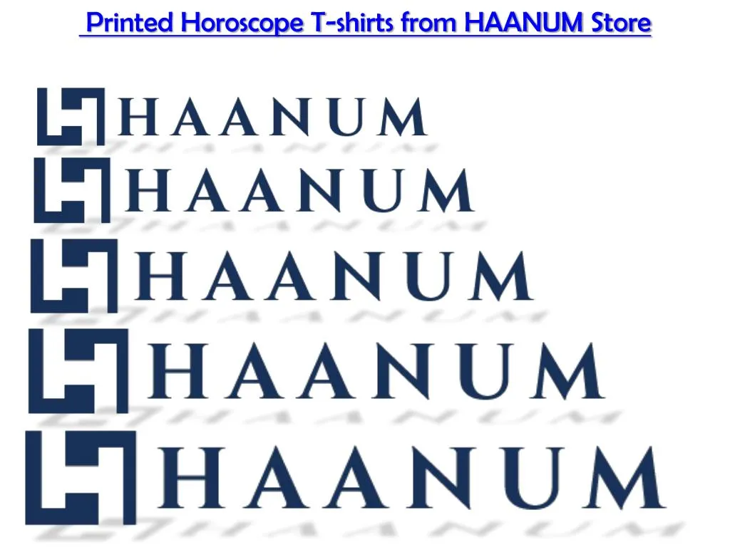 printed horoscope t shirts from haanum store