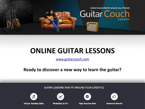 Online Guitar Lessons - Guitar Couch Lessons