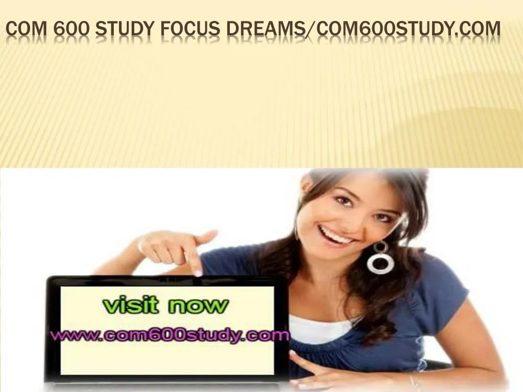 com 600 study focus dreams com600study com