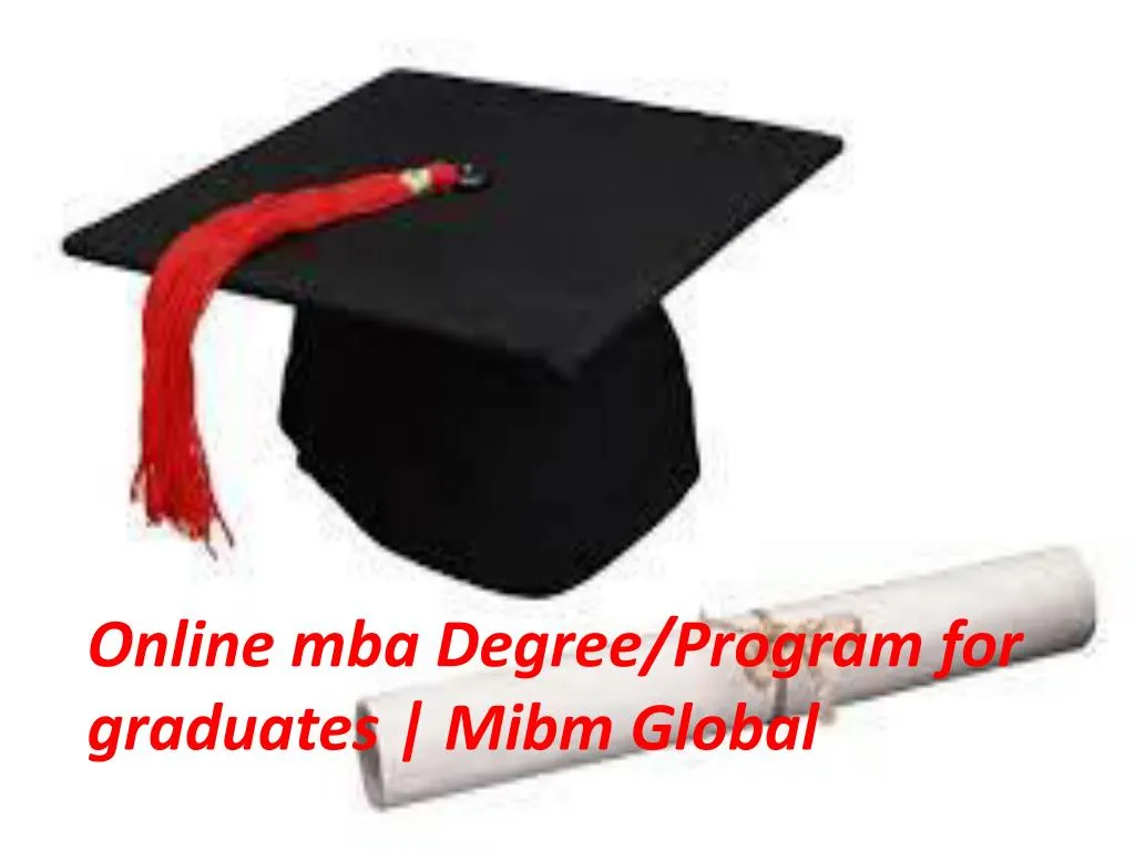 online mba degree program for graduates mibm