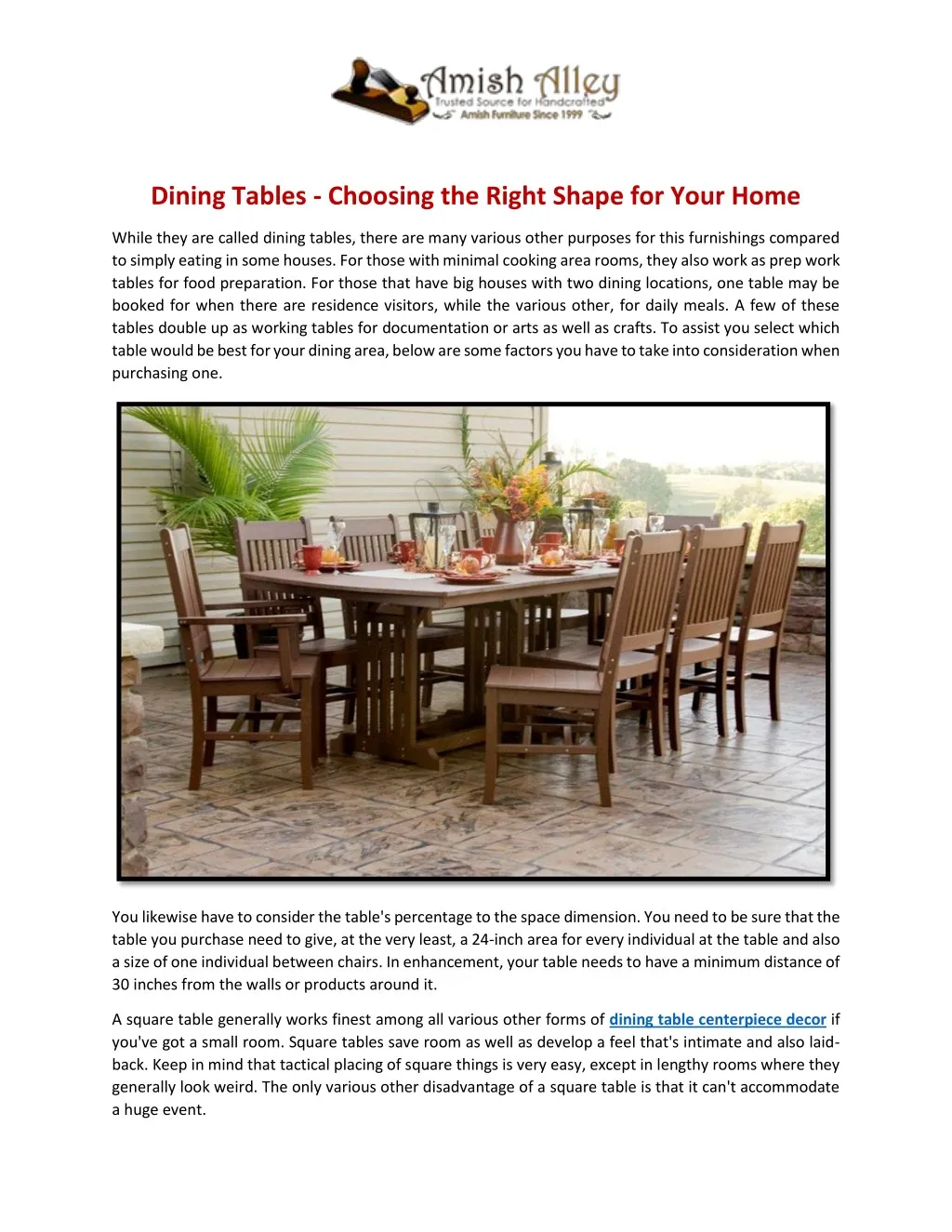 dining tables choosing the right shape for your