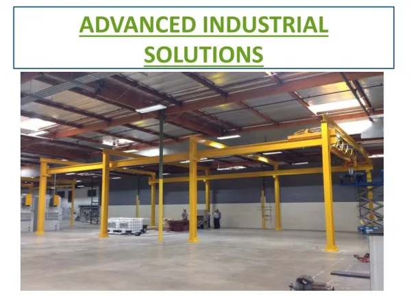 Advanced Industrial Solutions Crane Service Maintenance
