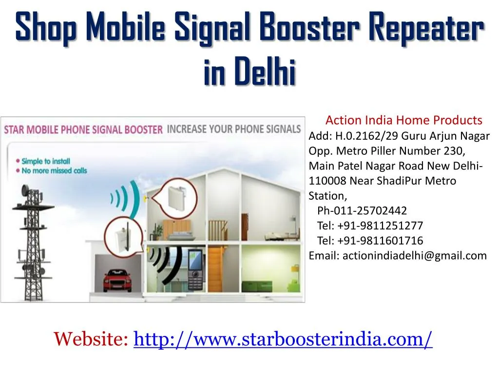 shop mobile signal booster repeater in delhi