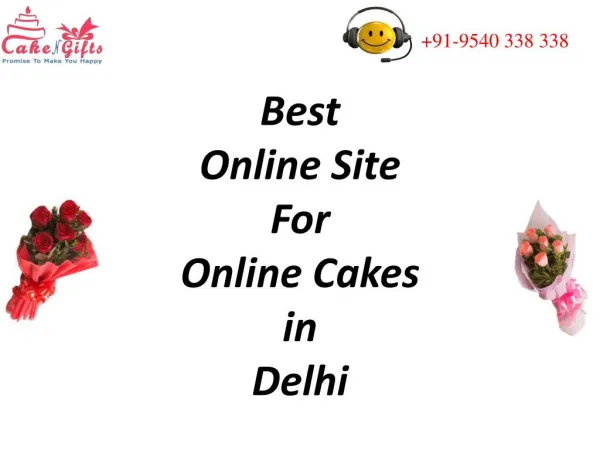 Best Site For Online Cakes in Delhi