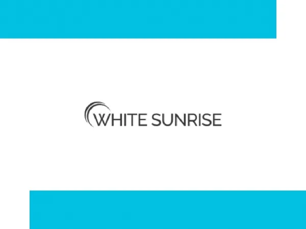 White Sunrise uses the latest in web development technology