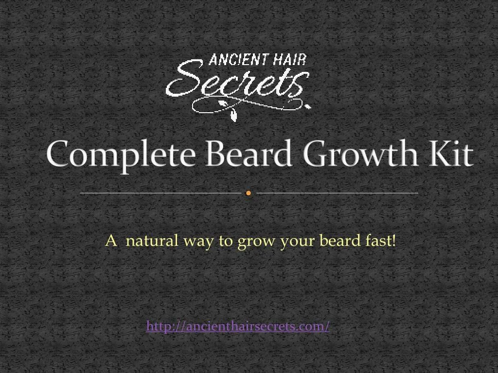 complete beard growth kit