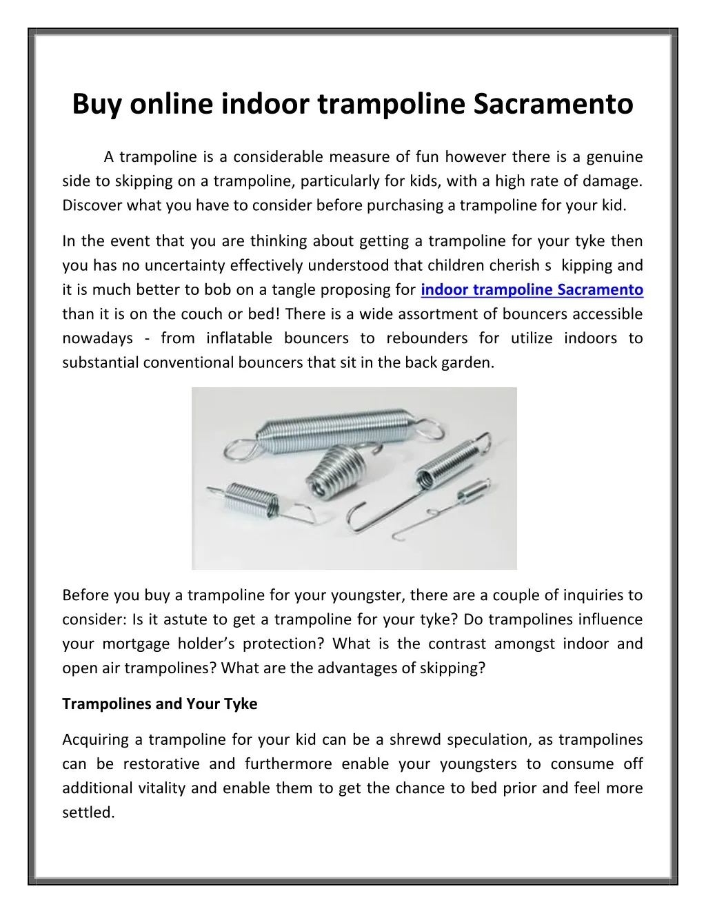 buy online indoor trampoline sacramento