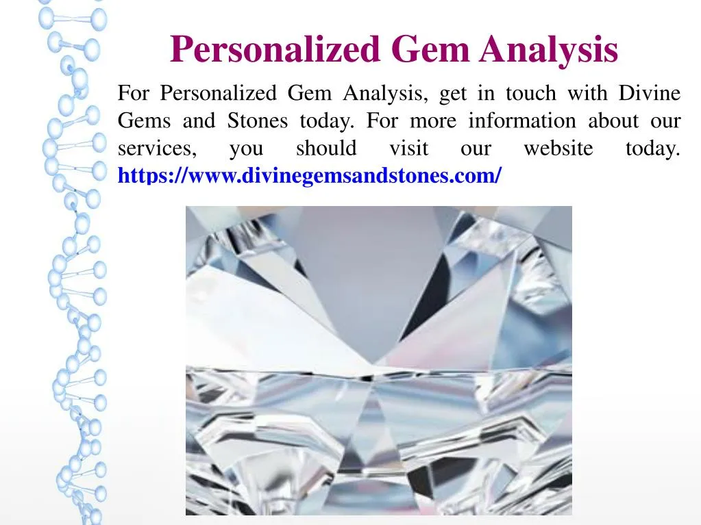 personalized gem analysis