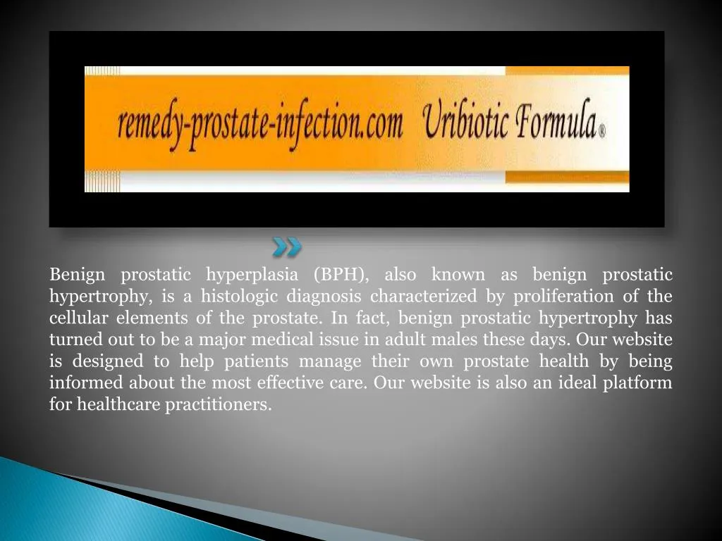 benign prostatic hyperplasia bph also known