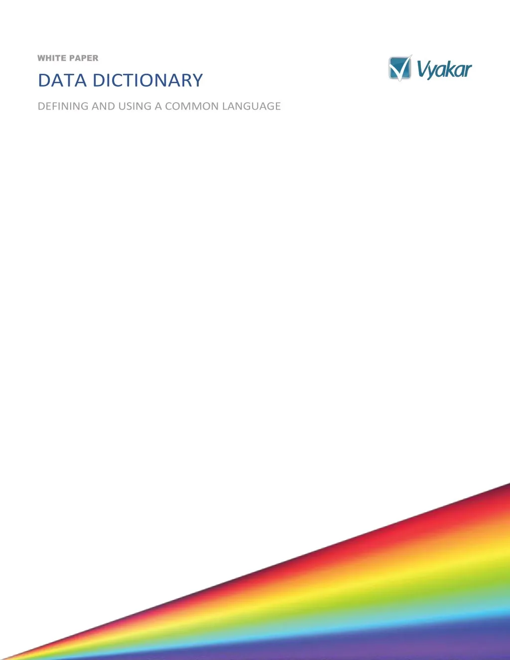 white paper data dictionary