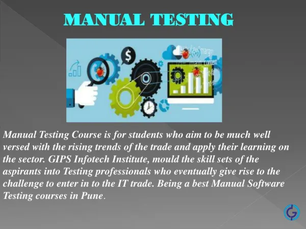 Presentatinon For Manual Testing