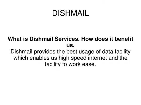 What is Dishmail and How to install Dishmail