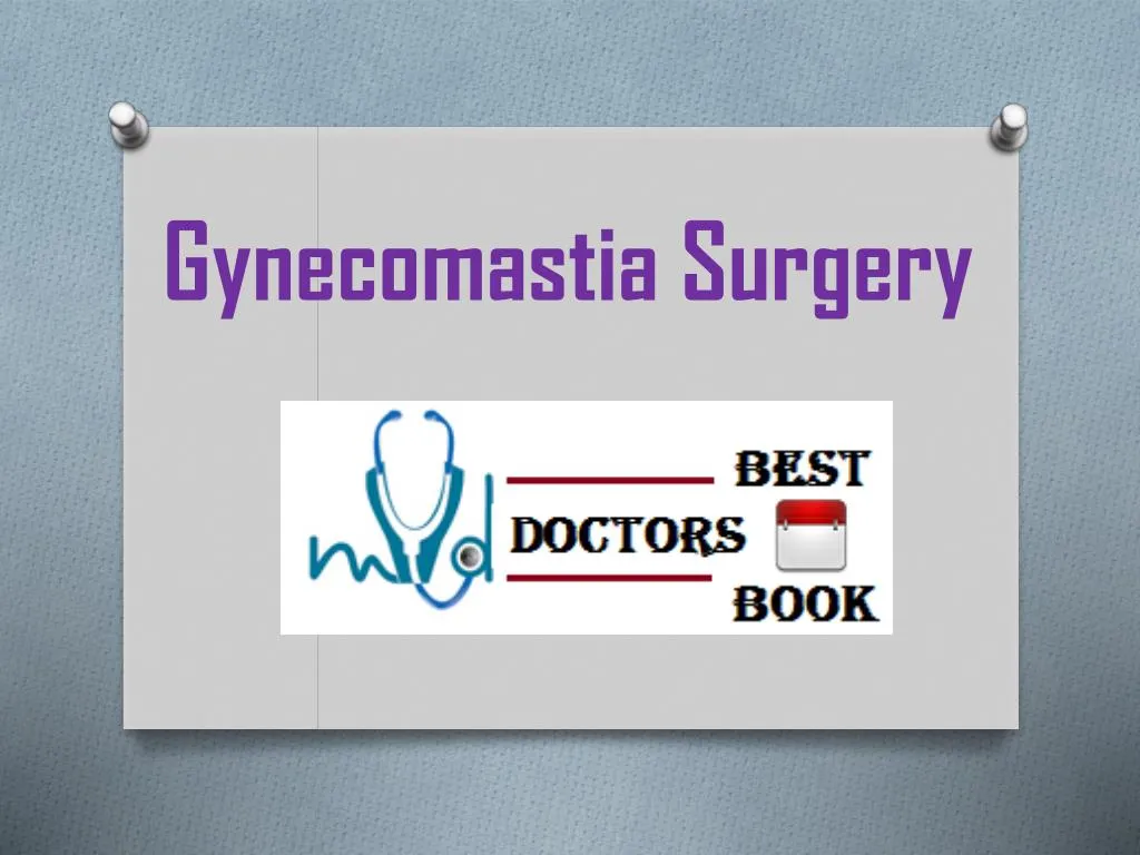gynecomastia surgery