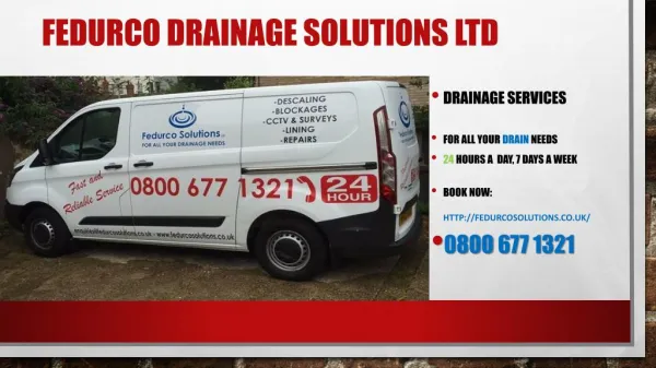 Blocked Drain London? Fedurco Drainage solutions for rescue