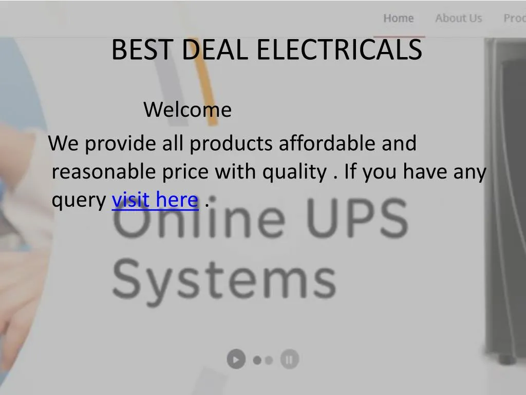 best deal electricals