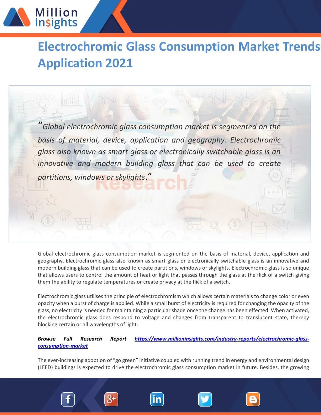 electrochromic glass consumption market trends