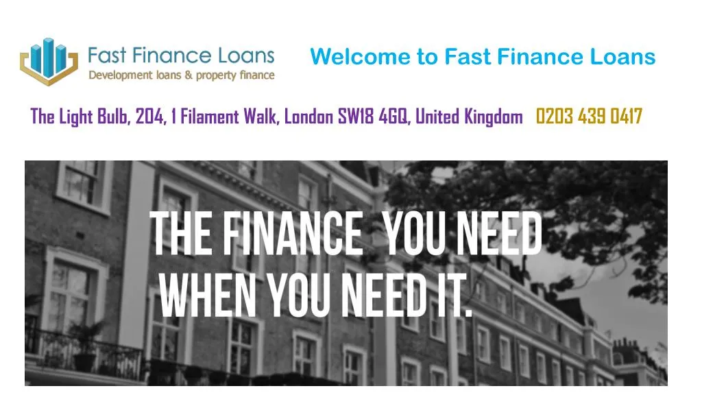 welcome to fast finance loans