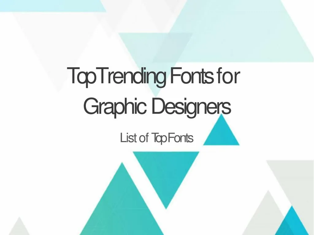 top trending fonts for graphic designers
