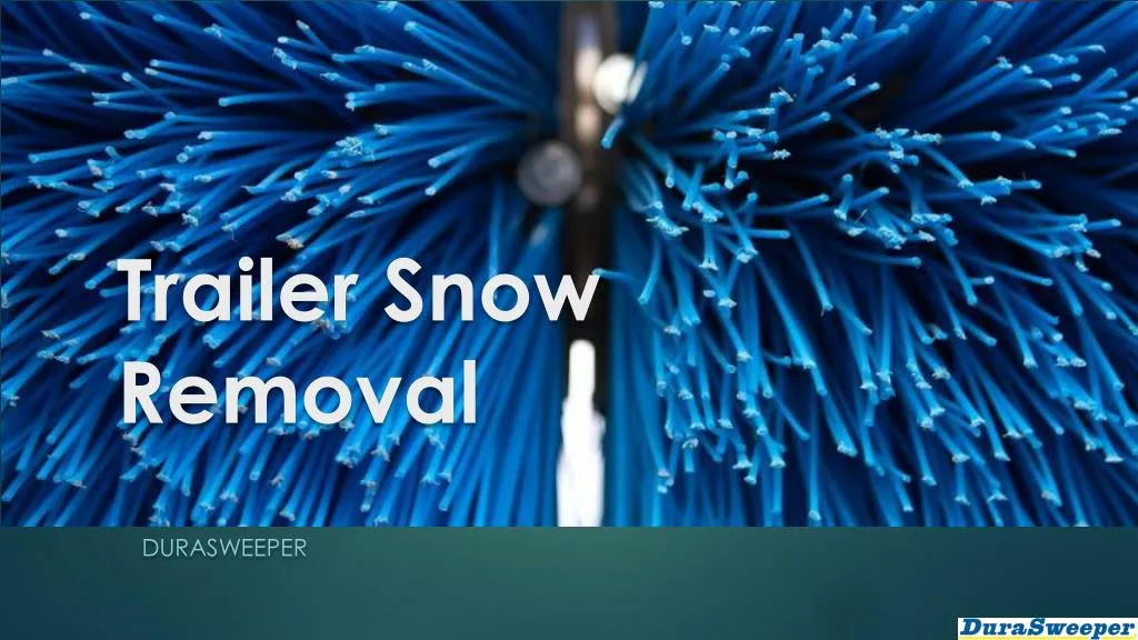 trailer snow removal