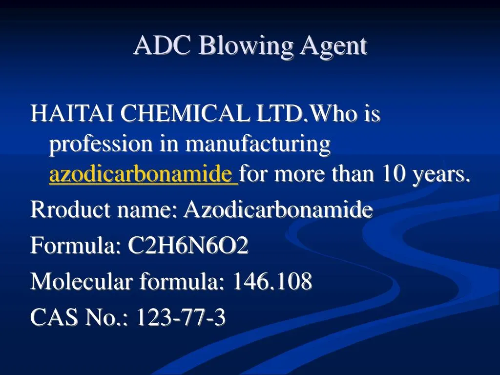 adc blowing agent