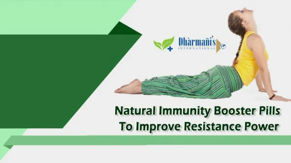 Natural Immunity Booster Pills To Improve Resistance Power