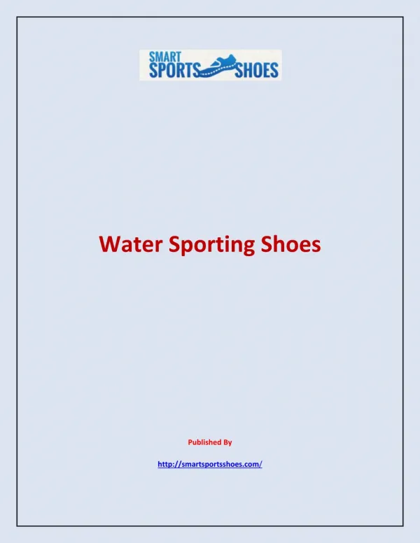 Water Sporting Shoes