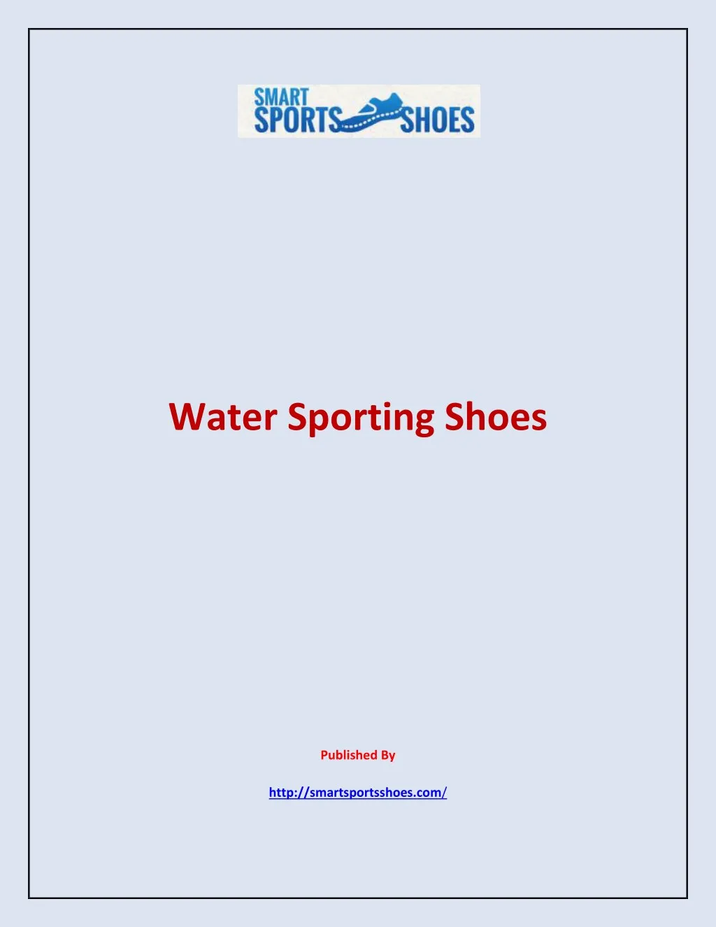 water sporting shoes