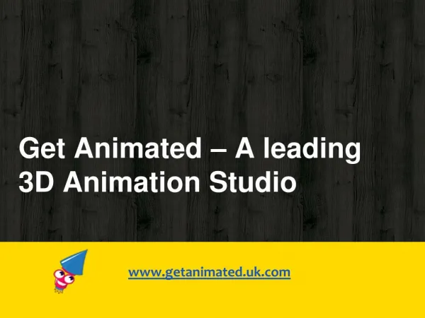 Looking for Animation Studios London..?