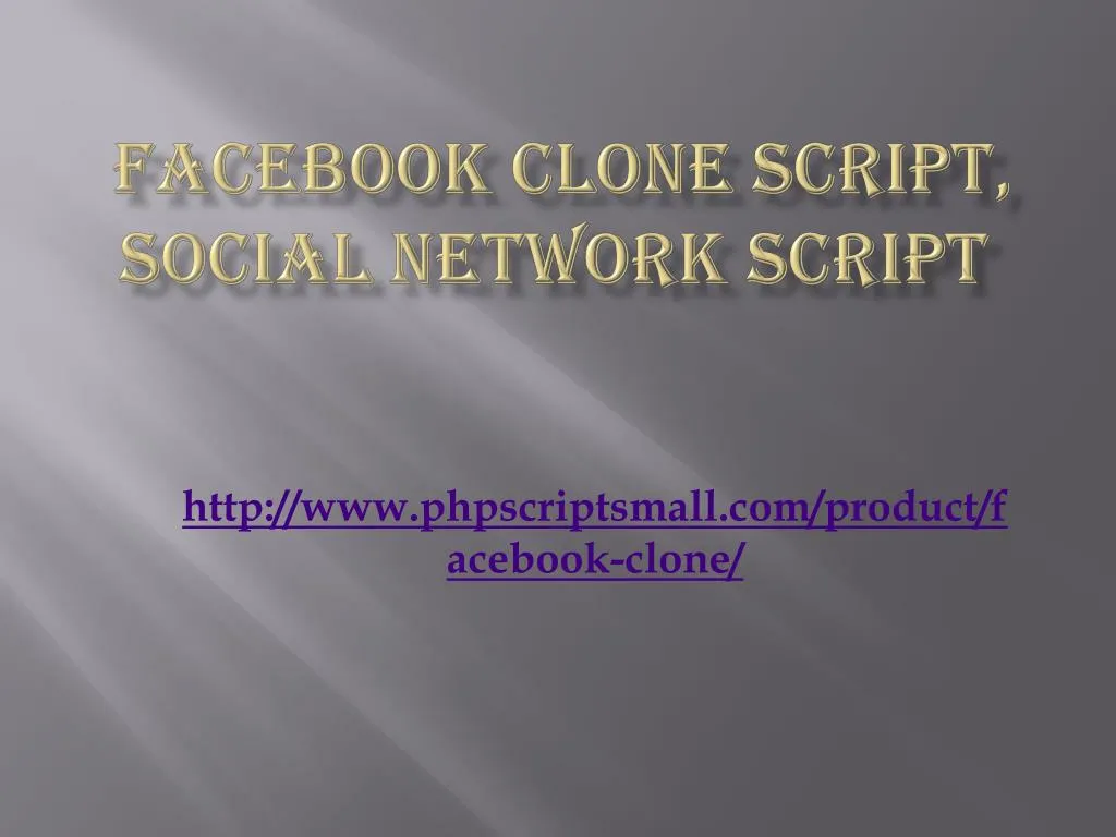 facebook clone script social network script