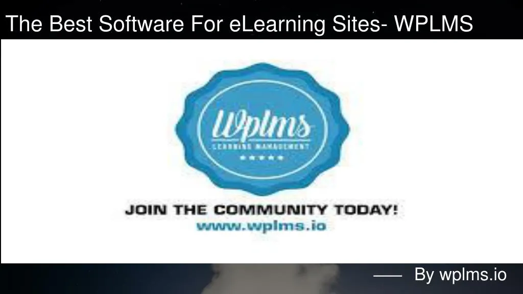 the best software for elearning sites wplms
