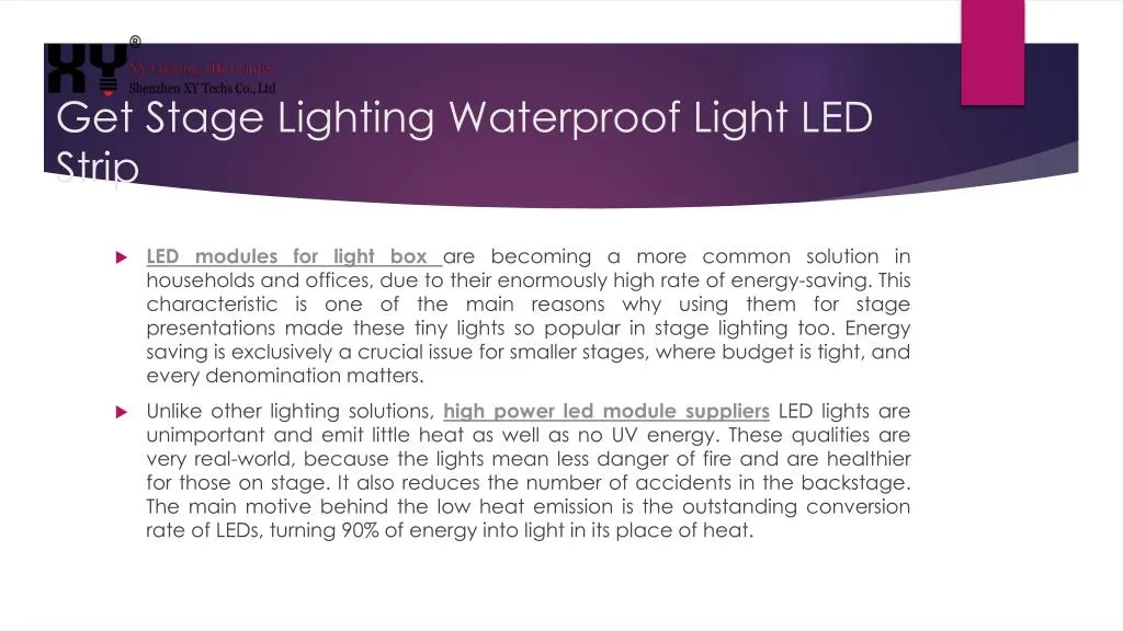 get stage lighting waterproof light led strip