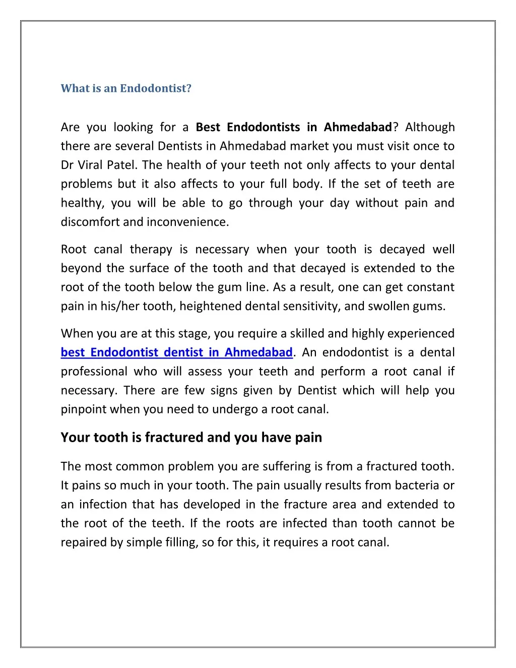 what is an endodontist