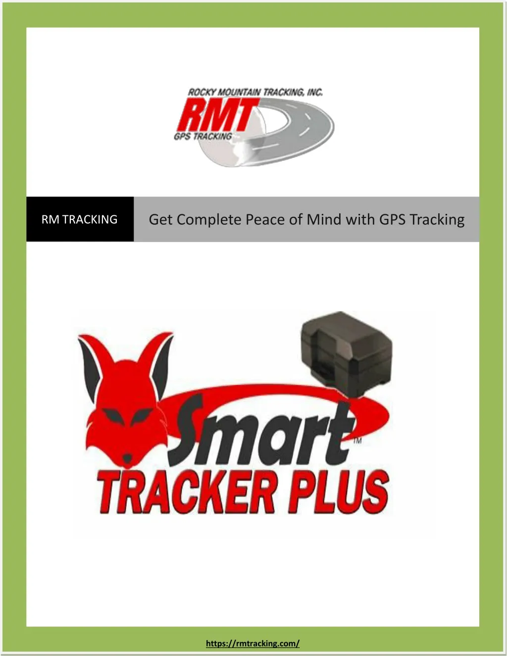 get complete peace of mind with gps tracking