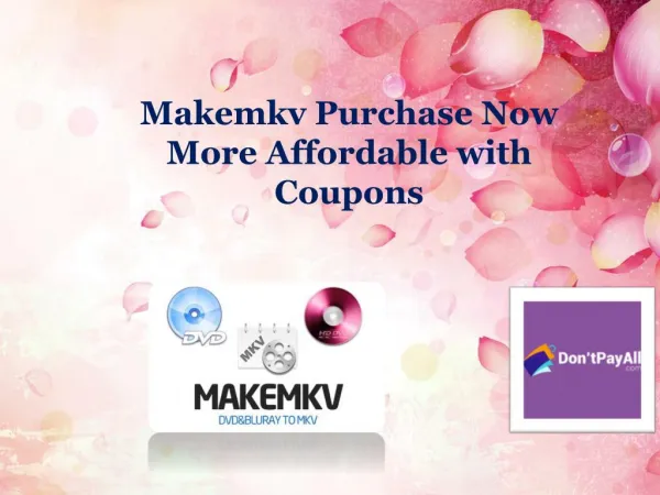 Makemkv Purchase Now More Affordable with Coupons
