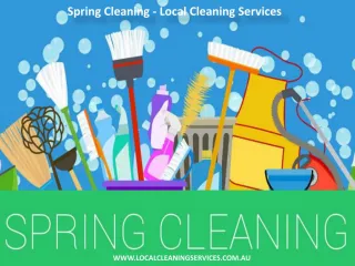 Spring Cleaning - Local Cleaning Services - slide 1