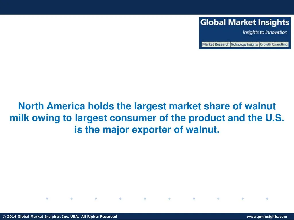 north america holds the largest market share