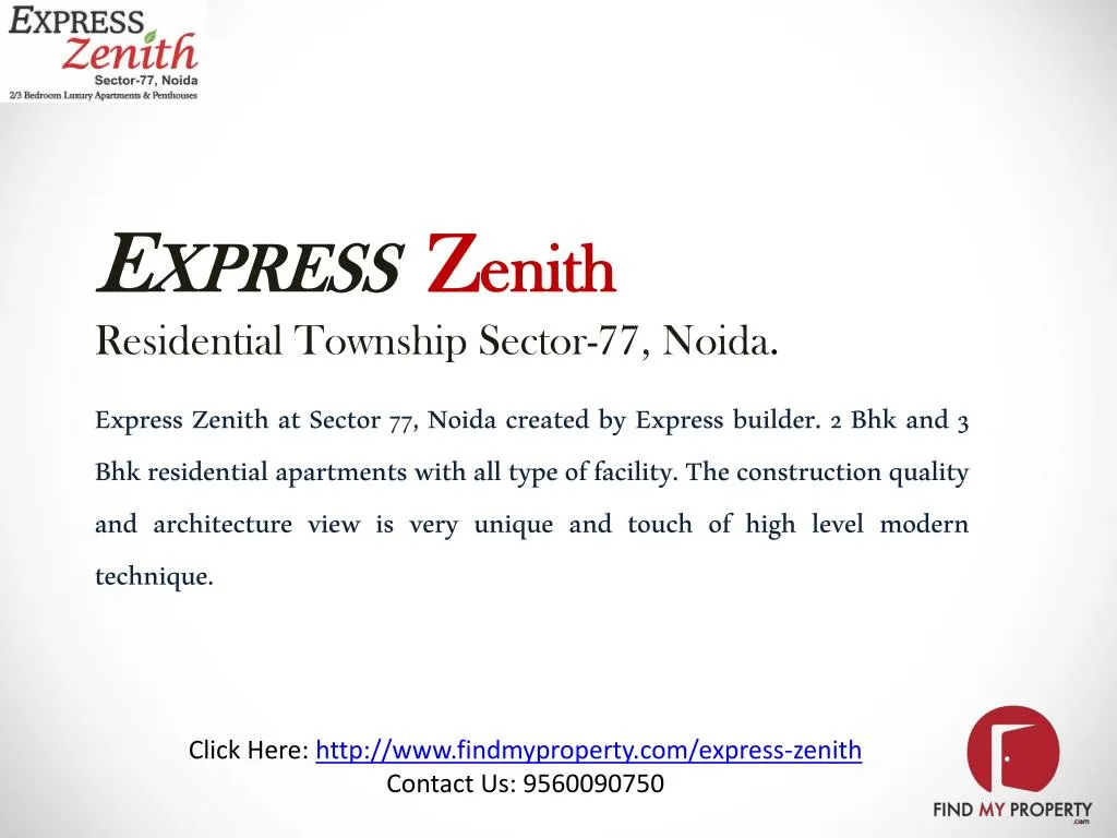 e xpress z enith residential township sector 77 noida