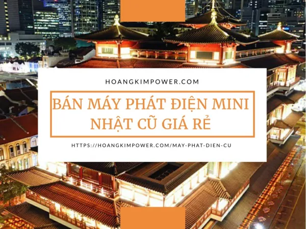 Chuyên bán máy phát điện mini nhật cũ giá rẻ