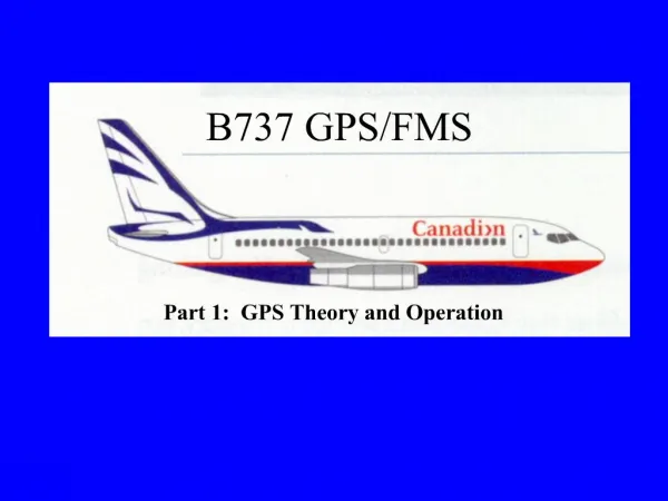 B737 GPS